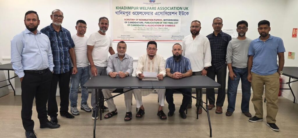 Khadimpur welfare association uk, Scrutiny of nomination papers, withdrawal of candidate, publication of the final list of candidates and allocation of the symbols